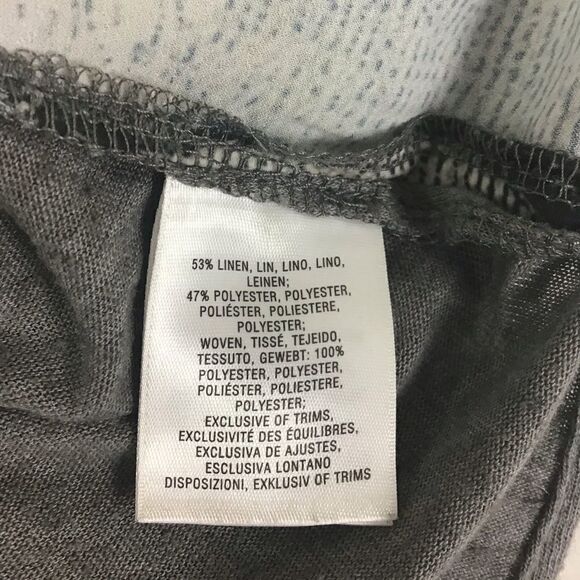 Anthropologie Akemi + Kin Fauna Henley Gray Jungle Cat Theme - Picture 8 of 9